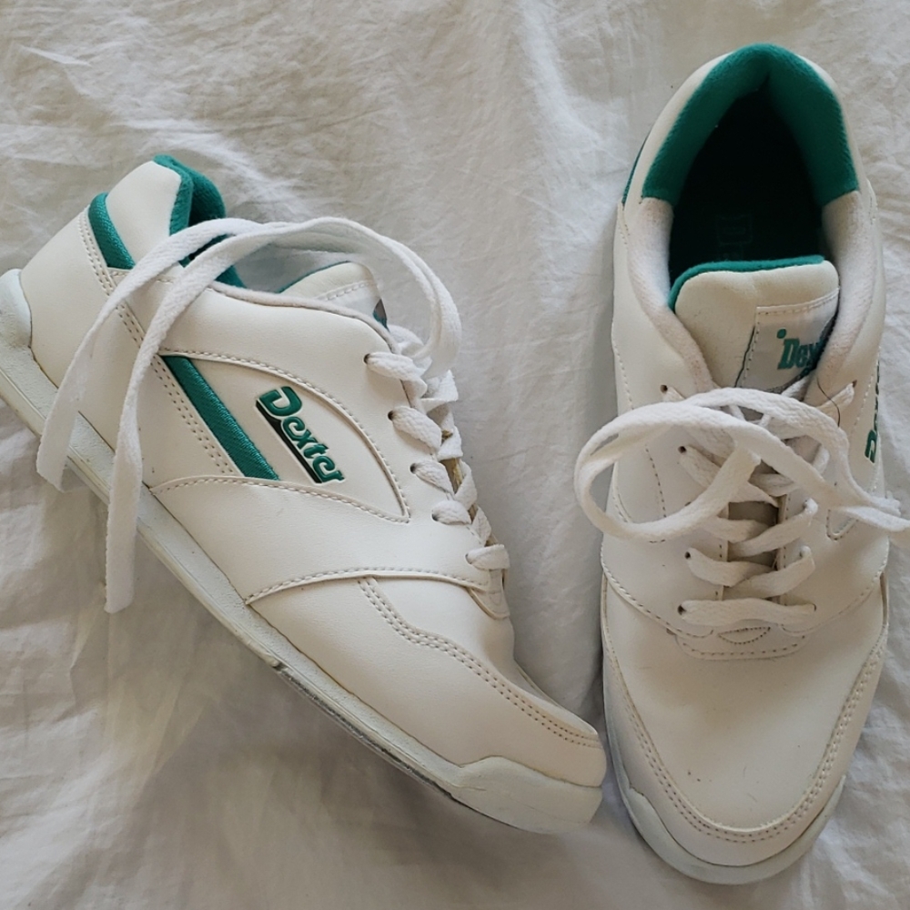 Dexter White Bowling Shoes. Size 8M